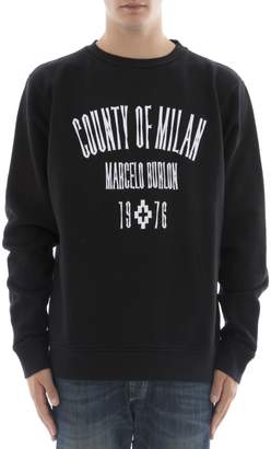 Marcelo Burlon County of Milan Black Cotton Sweater