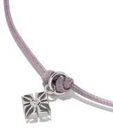 Thumbnail for your product : Shamballa 18kt white gold and diamond Star of charm cord bracelet