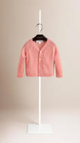 Thumbnail for your product : Burberry Openstitch Detail Cashmere Cardigan