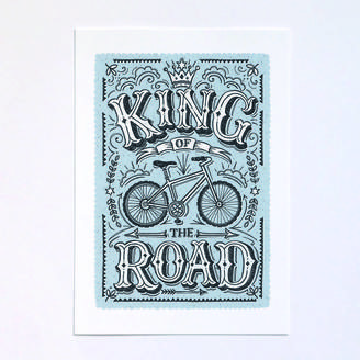 Alexandra Snowdon 'King Of The Road' Bike Print