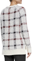 Thumbnail for your product : Theory Innis Knit Plaid Pullover Sweater