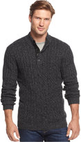 Thumbnail for your product : Tasso Elba Big and Tall Solid Cable-Knit Sweater