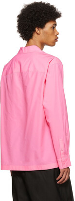 3.1 Phillip Lim Pink Convertible Collar Shirt