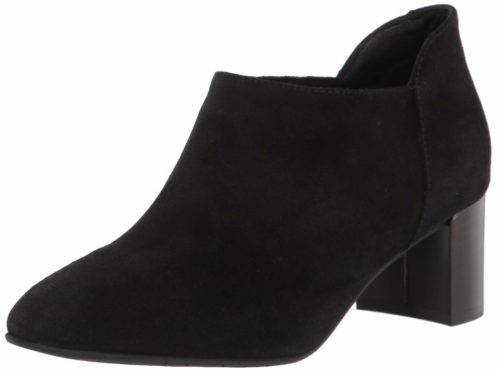black suede shooties