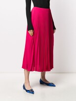 Thumbnail for your product : Valentino Pleated Midi Skirt