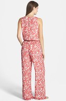 Thumbnail for your product : Tory Burch 'Issy' Print Silk Jumpsuit
