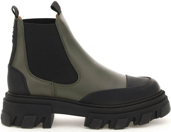 ganni chelsea boots low