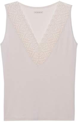 Intimissimi Modal Vest Top with Lace Inserts