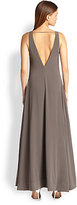 Thumbnail for your product : Brunello Cucinelli Monili-Insert Silk Gown