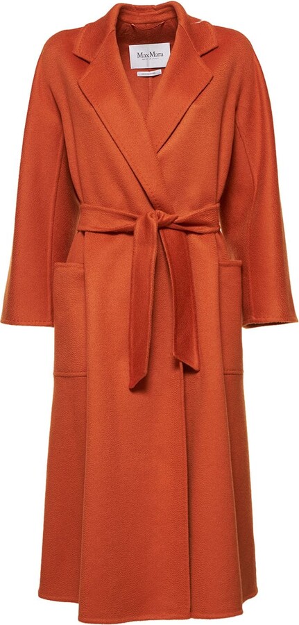 Max Mara Ludmilla belted cashmere long coat - ShopStyle