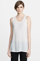 Thumbnail for your product : Ann Demeulemeester Contrast Back Jersey Tank