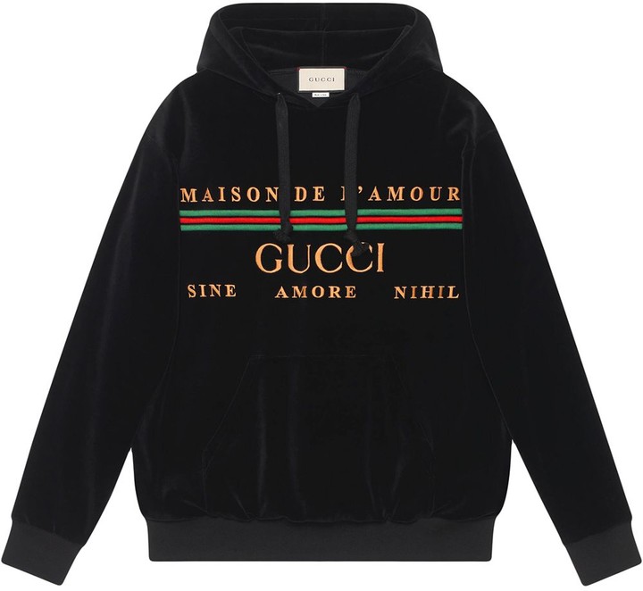 black gucci hoodie