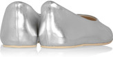 Thumbnail for your product : Stella McCartney Metallic faux leather ballet flats