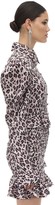 Thumbnail for your product : MARIANNA SENCHINA Leopard Print Taffeta Shirt