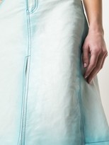 Thumbnail for your product : Lanvin Asymmetric Hem Front Slit Skirt