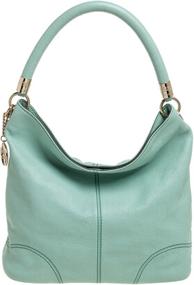 Lancel Mint Green Grained Leather Flair Hobo - ShopStyle