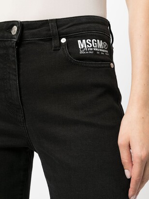 MSGM Cropped Leg Jeans