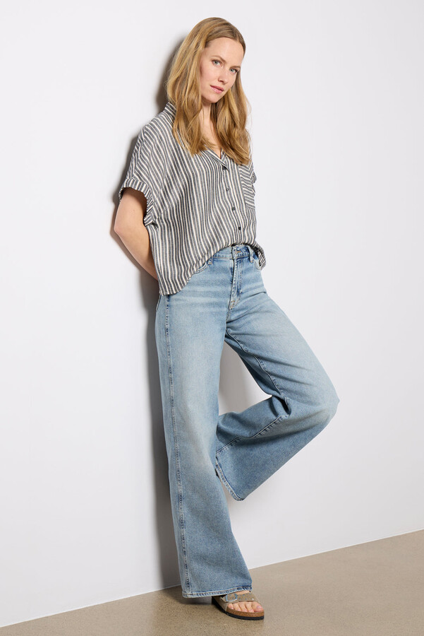 7 For All Mankind Lotta Wide Leg Jeans
