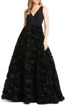 Thumbnail for your product : Mac Duggal 3D Rosette Ballgown