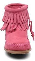 Thumbnail for your product : Minnetonka Kids's Double Fringe bootie G Zip-up Ankle Boots in Pink