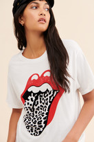 Thumbnail for your product : Daydreamer Stones Flocked Leopard Tongue Tee