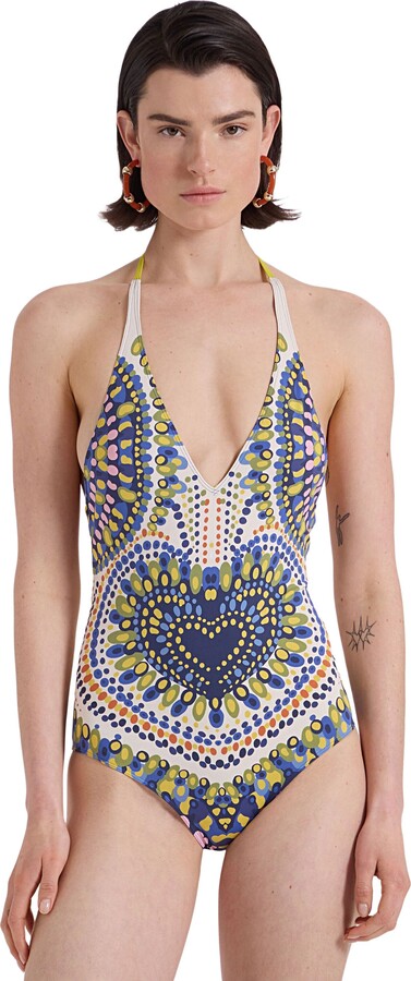 La DoubleJ Sexy Swimsuit Chakra Placée Multicolor