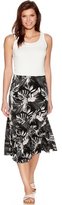 Thumbnail for your product : M&Co Tropical mid length jersey skirt