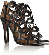 Thumbnail for your product : Aquazzura + Olivia Palermo cutout leather sandals