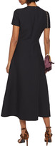 Thumbnail for your product : Valentino Wool And Silk-blend Crepe Midi Dress