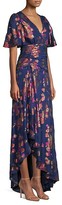 Thumbnail for your product : Shoshanna Minka Jacquard Long Flare Dress