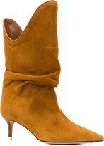 Thumbnail for your product : ATTICO Pointed Slouched Boots