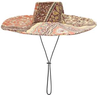 Etro Paisley-printed cotton hat