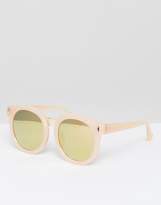 Thumbnail for your product : New Look Mirrored Round Sunglasses