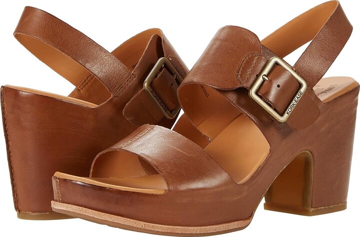 Kork-Ease San Carlos High Women's Heels Brown : 6 M, Leather