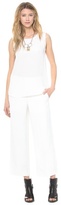 Thumbnail for your product : Theyskens' Theory Felect Pheobe Ankle Cropped Wideleg Pants