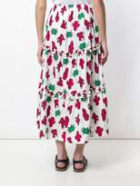 Thumbnail for your product : P.A.R.O.S.H. tiered maxi skirt