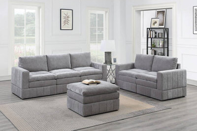 F&L Homes Studio Kaelicci 6 Piece Configurable Living Room Set