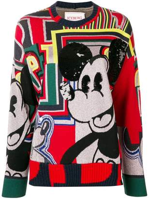 Iceberg Mickey Mouse sweater