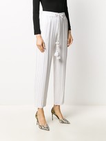 Thumbnail for your product : Christian Pellizzari Beaded Tapered Trousers