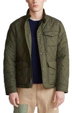 polo mens quilted jacket
