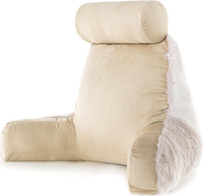 Husband Pillow Faux Fur Backrest Pillow