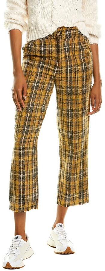 yellow checkered pants
