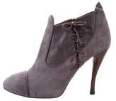 Thumbnail for your product : Tabitha Simmons Cap-Toe Suede Booties