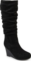 Thumbnail for your product : Journee Collection Womens Haze Wedge Knee High Boots, Black 10