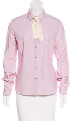 Shipley & Halmos Striped Button-Up Top w/ Tags
