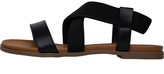 Thumbnail for your product : Fluid Womens Elastic Strap Sandals Black