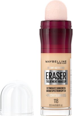 Maybelline MaybellineInstant Age Rewind Treatment Foundation Makeup - SPF 18 - - 0.68 fl oz: Anti-Aging, Eraser Applicator, Full Coverage
