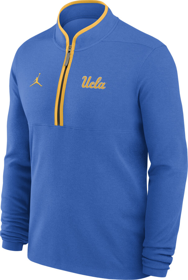 Jordan Men's UCLA Victory Dri-FIT College 1/2-Zip Long-Sleeve Top in Blue | JJ4309WTUCL-APS