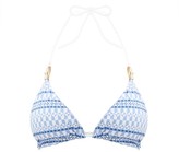 Thumbnail for your product : Heidi Klein Malta Reversible Printed Bikini Top - Blue Print