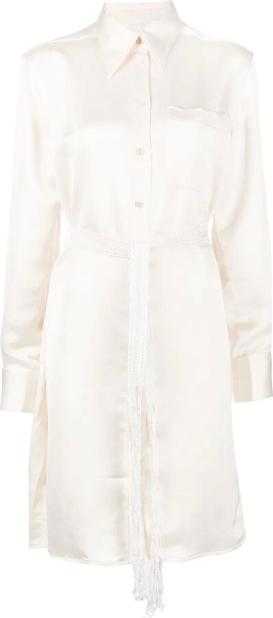 Wales Bonner Long-Sleeve Shirt Dress